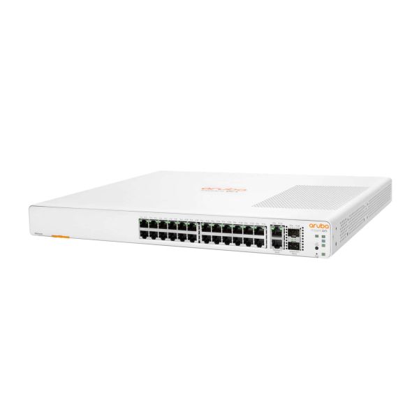 Aruba, a Hewlett Packard Enterprise company Aruba Instant On 1960 24G 2XGT 2SFP+ Managed L2+ Gigabit Ethernet (10/100/1000) 1U Wit (JL806A#ABB)