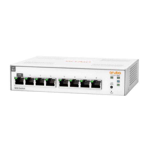 Hewlett Packard Enterprise Aruba Instant On 1830 8G Managed L2 Gigabit Ethernet (10/100/1000) (JL810A#ABB)