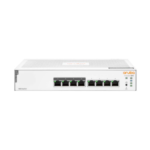 Hewlett Packard Enterprise Aruba Instant On 1830 8G 4p Class4 PoE 65W Managed L2 Gigabit Ethernet (10/100/1000) Power over Ethernet (PoE) 1U (JL811A#ABB) Hewlett Packard Enterprise Aruba Instant On 1830 8G 4p Class4 PoE 65W Managed L2 Gigabit Ethernet (10/100/1000) Power over Ethernet (PoE) 1U (JL811A#ABB)