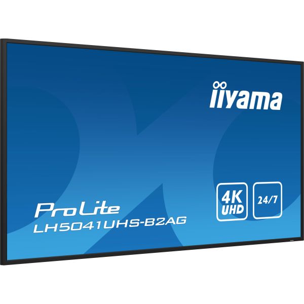iiyama LH5041UHS-B2AG beeldkrant Digitale signage flatscreen 127 cm (50") LCD 500 cd/m² 4K Ultra HD Zwart 24/7 (LH5041UHS-B2AG)