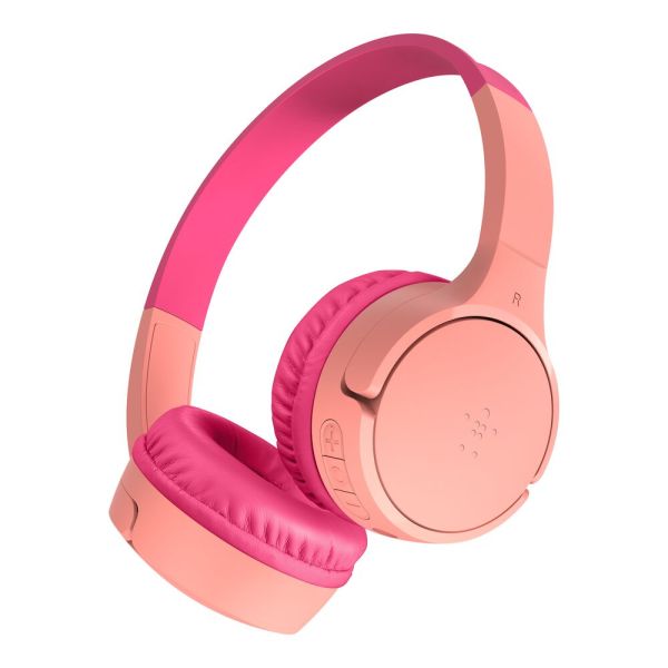 Belkin Soundform Kids Headph Pink (AUD002BTPKV3)