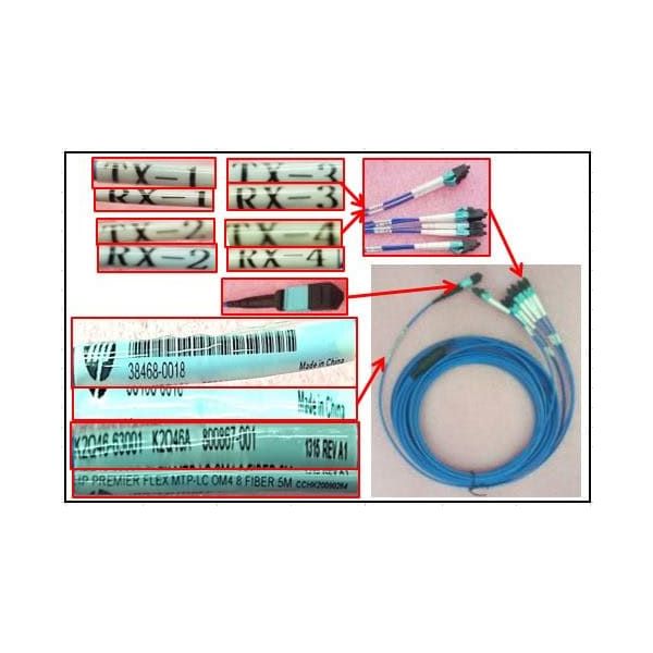 Hewlett Packard Enterprise Premier Flex Multi Fiber Push On to 4 x Lucent Connector 5m Cable (K2Q46A) Hewlett Packard Enterprise Premier Flex Multi Fiber Push On to 4 x Lucent Connector 5m Cable (K2Q46A)