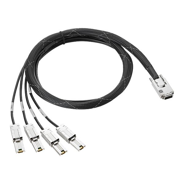 Hewlett Packard Enterprise Mini-SAS HD / Dual 2-lane Mini-SAS HD FO 1m (K2Q99A) Hewlett Packard Enterprise Mini-SAS HD / Dual 2-lane Mini-SAS HD FO 1m (K2Q99A)