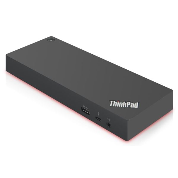 Lenovo 03X7538 laptop dock & poortreplicator Bedraad Thunderbolt 3 Zwart (03X7538)