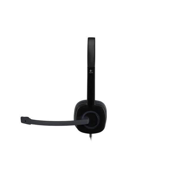 Logitech H150 Stereo Headset Bedraad Hoofdband Kantoor/callcenter Zwart (981-000587)