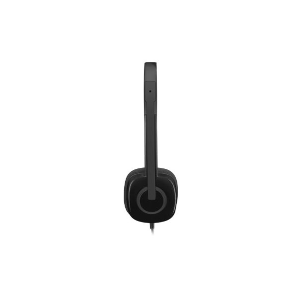 Logitech H150 Stereo Headset Bedraad Hoofdband Kantoor/callcenter Zwart (981-000587)