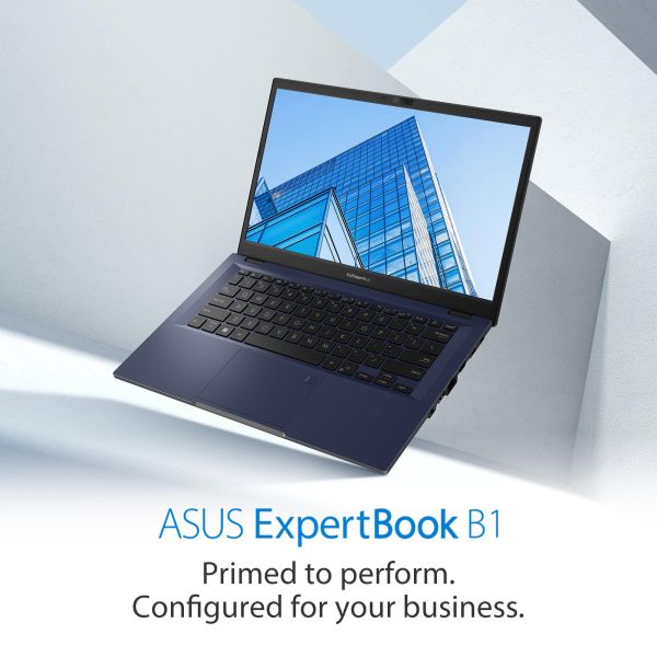 ASUS ExpertBook B1 B1402CVA-EB0648X Intel® Core™ i5 i5-1335U Laptop 35,6 cm (14") Full HD 16 GB DDR4-SDRAM 512 GB SSD Wi-Fi 6 (802.11ax) Windows 11 Pro Zwart (90NX06W1-M00T30)