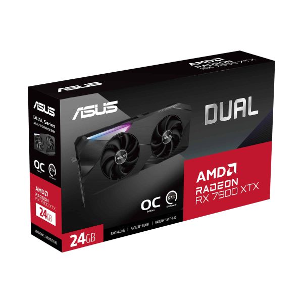 ASUS Dual -RX7900XTX-O24G AMD Radeon RX 7900 XTX 24 GB GDDR6 (90YV0IG2-M0NA00)