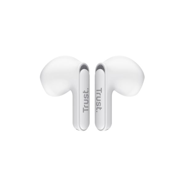 Trust Yavi Headset True Wireless Stereo (TWS) In-ear Oproepen/muziek USB Type-C Bluetooth Wit (25173)