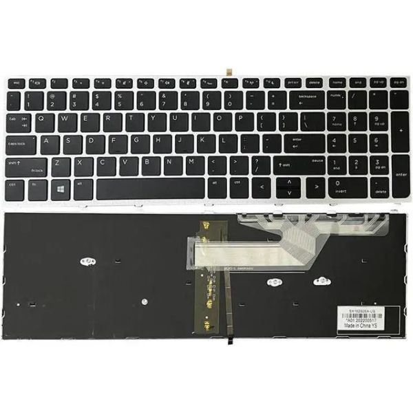 HP 650 G4/G5 Keyboard met Backlight en Pointstick (NO) (L09595-091)