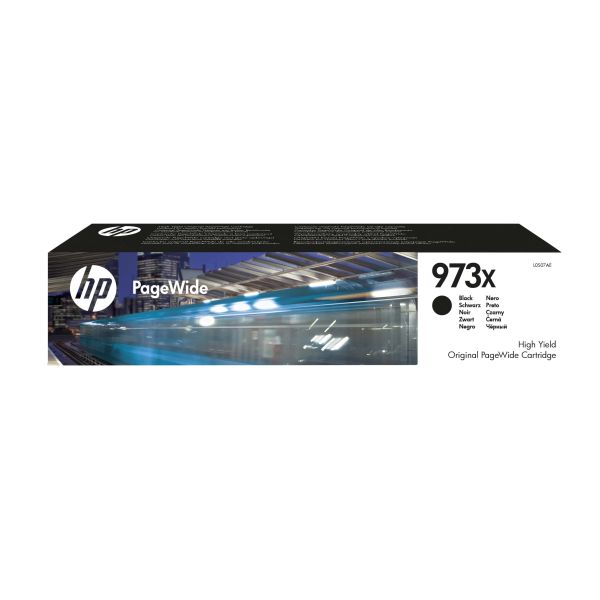 HP 973X originele zwarte high-capacity PageWide cartridge (L0S07AE)
