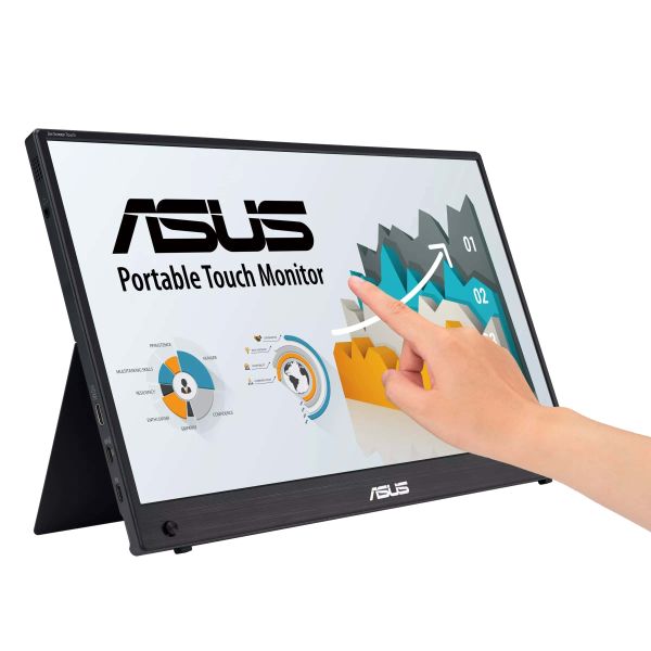 ASUS ZenScreen MB16AMTR computer monitor 39,6 cm (15.6") 1920 x 1080 Pixels Full HD LCD Touchscreen Zwart (90LM04S0-B02170) ASUS ZenScreen MB16AMTR computer monitor 39,6 cm (15.6") 1920 x 1080 Pixels Full HD LCD Touchscreen Zwart (90LM04S0-B02170)