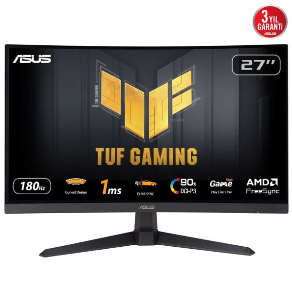 ASUS TUF Gaming VG27VQ3B computer monitor 68,6 cm (27") 1920 x 1080 Pixels Full HD LCD Zwart (90LM0A90-B01170)