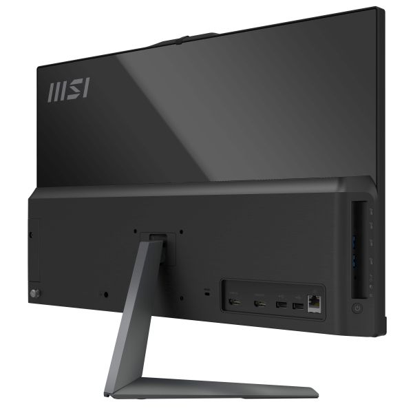 MSI Modern AM242P 1M-1204DE Intel Core 3 100U 60,5 cm (23.8") 1920 x 1080 Pixels Alles-in-één-pc 16 GB DDR5-SDRAM 256 GB SSD Windows 11 Pro Wi-Fi 6E (802.11ax) Zwart (00AE0721-1204)