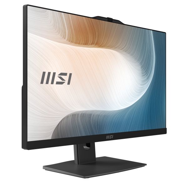 MSI Modern AM242P 1M-1204DE Intel Core 3 100U 60,5 cm (23.8") 1920 x 1080 Pixels Alles-in-één-pc 16 GB DDR5-SDRAM 256 GB SSD Windows 11 Pro Wi-Fi 6E (802.11ax) Zwart (00AE0721-1204)