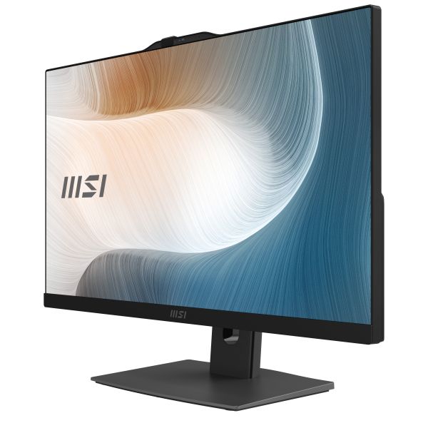 MSI Modern AM242P 1M-1204DE Intel Core 3 100U 60,5 cm (23.8") 1920 x 1080 Pixels Alles-in-één-pc 16 GB DDR5-SDRAM 256 GB SSD Windows 11 Pro Wi-Fi 6E (802.11ax) Zwart (00AE0721-1204)