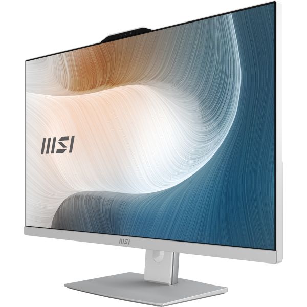 MSI Modern AM272P 1M-838DE Intel Core 5 120U 68,6 cm (27") 1920 x 1080 Pixels Alles-in-één-pc 8 GB DDR5-SDRAM 512 GB SSD Windows 11 Pro Wi-Fi 6E (802.11ax) Wit (00AF8232-838)