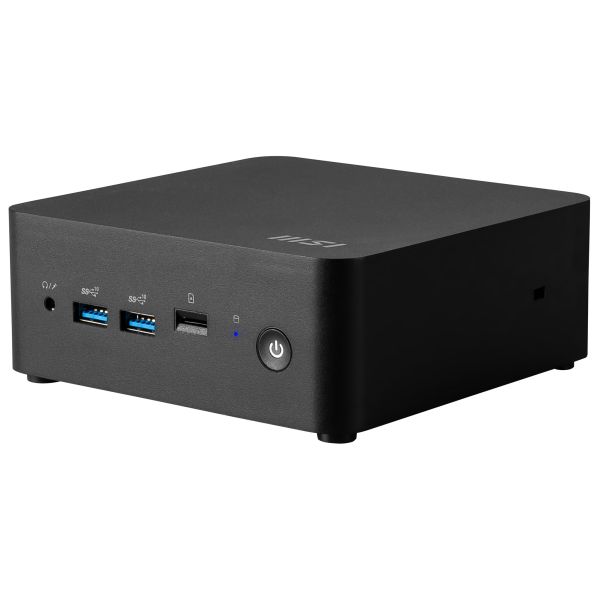 MSI Cubi NUC 1MG-023DE Intel Core 3 100U 8 GB DDR5-SDRAM 256 GB SSD Windows 11 Pro Mini PC Zwart (00B0B111-023)