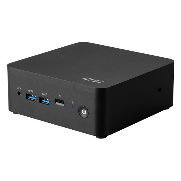 MSI Cubi NUC 1MG-023DE Intel Core 3 100U 8 GB DDR5-SDRAM 256 GB SSD Windows 11 Pro Mini PC Zwart (00B0B111-023)