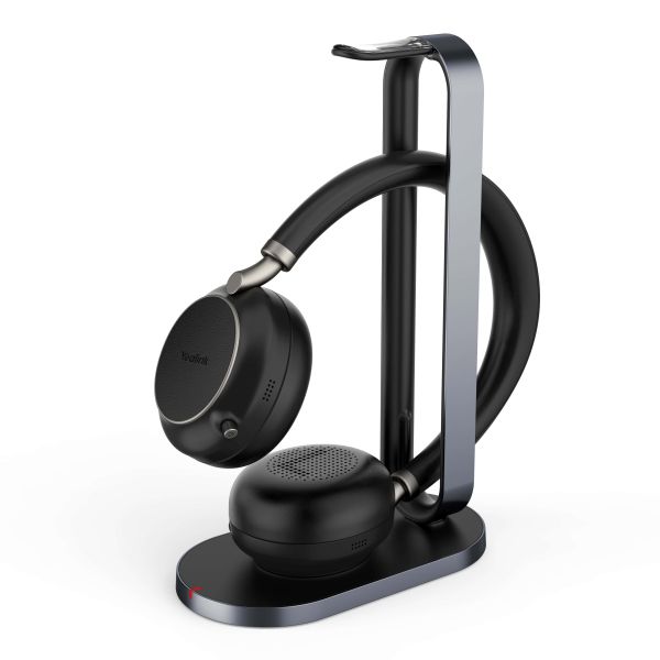 Yealink BH76 Headset Draadloos Hoofdband Oproepen/muziek USB Type-A Bluetooth Oplaadhouder Zwart (1208629)