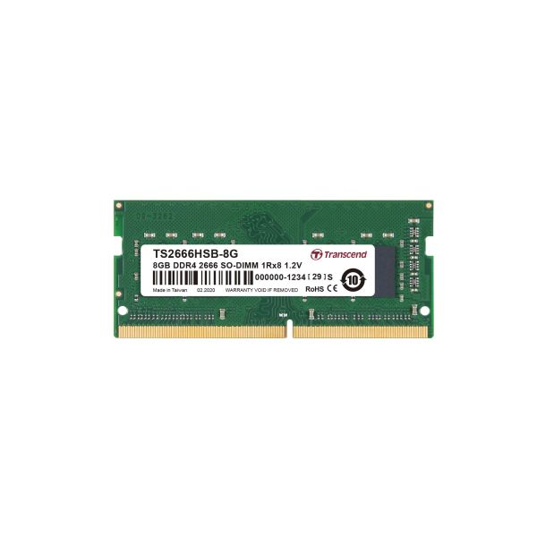 Transcend 8GB SO PC 2666 CL19 Transcend TSModul. TS2666HSB-8G (TS2666HSB-8G)