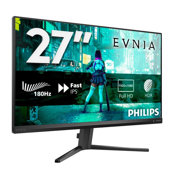 Philips Evnia 27M2N3200S/00 computer monitor 68,6 cm (27") 1920 x 1080 Pixels Full HD LCD Zwart (27M2N3200S/00) Philips Evnia 27M2N3200S/00 computer monitor 68,6 cm (27") 1920 x 1080 Pixels Full HD LCD Zwart (27M2N3200S/00)