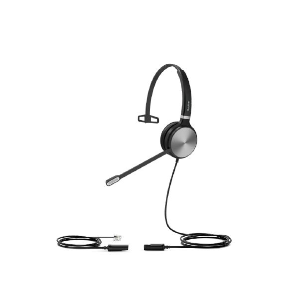 Yealink YHS36 Headset Bedraad Hoofdband Kantoor/callcenter Zwart, Zilver (1308020)