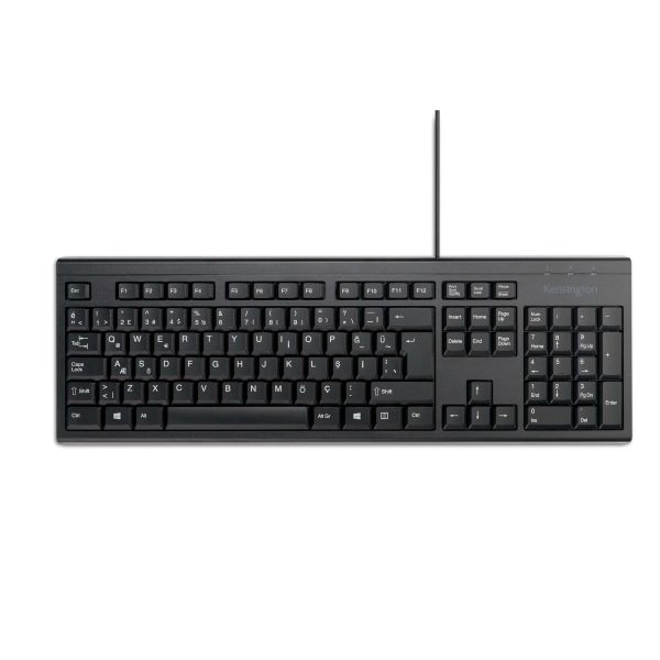 Kensington KB100 EQ Wired Full Size Keyboard (K63727TR)