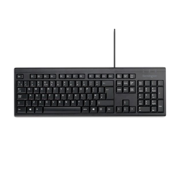 Kensington KB100 EQ Wired Full Size Keyboard (K63727UK)