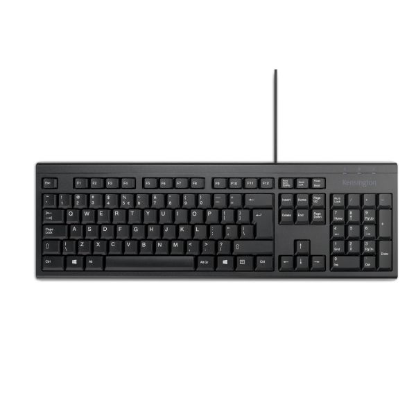 Kensington KB100 EQ Wired Full Size Keyboard (K63727WW)