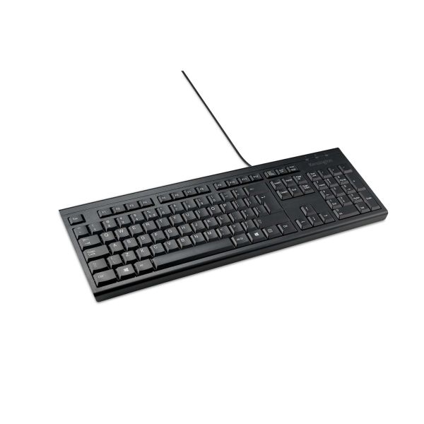 Kensington KB100 EQ Wired Full Size Keyboard (K63727WW)