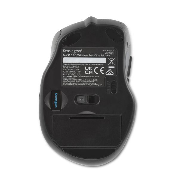 Kensington MY310 EQ muis Kantoor Rechtshandig RF Draadloos Optisch 1600 DPI (K72481WW)
