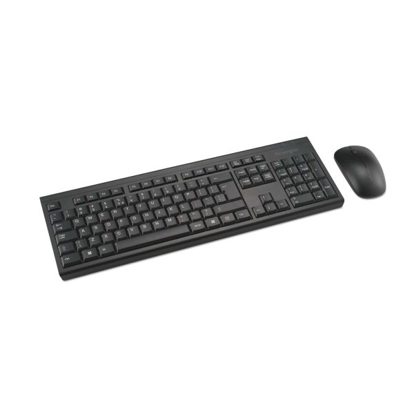 Kensington KM150 EQ toetsenbord Inclusief muis Kantoor RF Draadloos QWERTY US International Zwart (K75562WW) Kensington KM150 EQ toetsenbord Inclusief muis Kantoor RF Draadloos QWERTY US International Zwart (K75562WW)