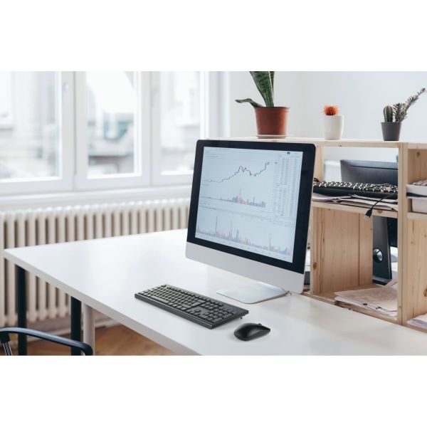 Kensington KM150 EQ toetsenbord Inclusief muis Kantoor RF Draadloos QWERTY US International Zwart (K75562WW)