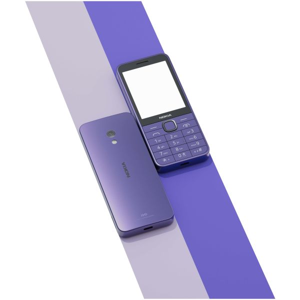 HMD 235 4G (2024) 7,11 cm (2.8") 99 g Paars Basistelefoon (1GF026GPF1L03)