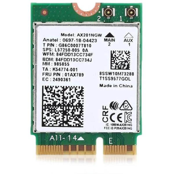 Intel Wireless-6 AX201 M.2 2230 CNVi (MM985855)