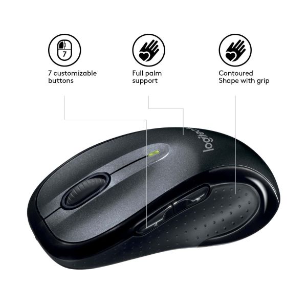 Logitech M510 muis RF Draadloos Laser (910-001825)