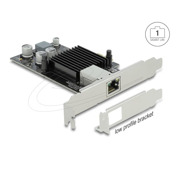 Delock PCI Express x1 naar RJ45 Gigabit LAN PoE+ met i210 (89574)