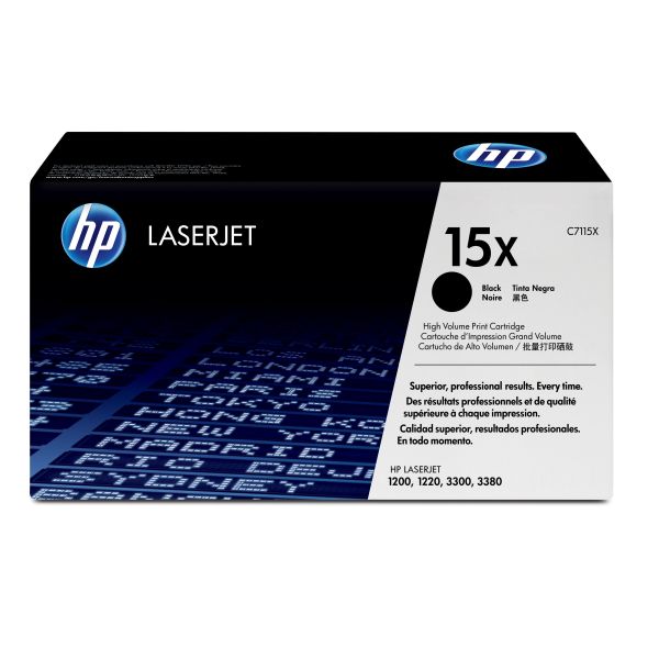HP 15X originele high-capacity zwarte LaserJet tonercartridge (C7130A)