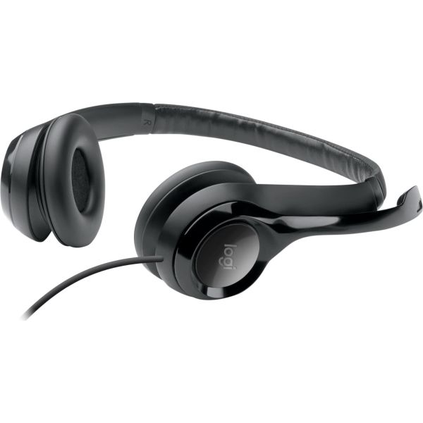 Logitech H390 Headset Bedraad Hoofdband Kantoor/callcenter USB Type-A Zwart (981-000014)