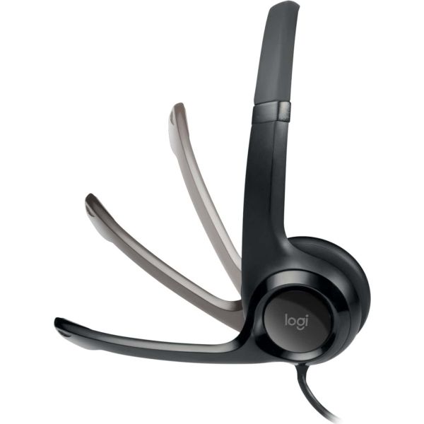 Logitech H390 Headset Bedraad Hoofdband Kantoor/callcenter USB Type-A Zwart (981-000014)