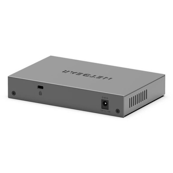 NETGEAR GS108Ev4 Unmanaged L2/L3 Gigabit Ethernet (10/100/1000) Grijs (GS108E-400EUS)