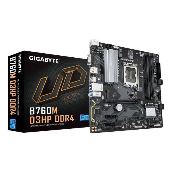 GIGABYTE B760M D3HP DDR4 moederbord Intel B760 Express LGA 1700 micro ATX (B760M D3HP DDR4)