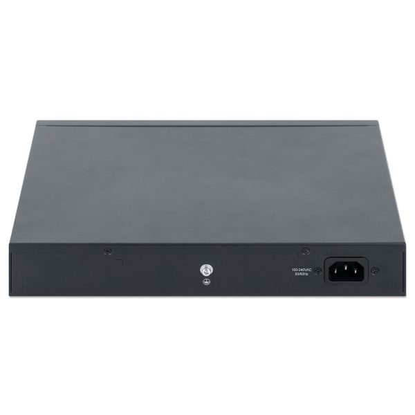 Intellinet 562003 netwerk-switch Managed L2+/L3 Gigabit Ethernet (10/100/1000) Power over Ethernet (PoE) 1U Zwart (562003)