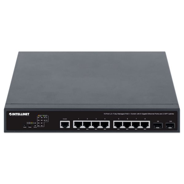 Intellinet 562003 netwerk-switch Managed L2+/L3 Gigabit Ethernet (10/100/1000) Power over Ethernet (PoE) 1U Zwart (562003)