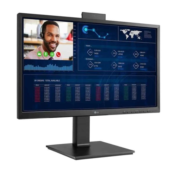 LG 24CQ650W-BP All-in-One PC/workstation Intel® Celeron® N5105 60,5 cm (23.8") 1920 x 1080 Pixels All-in-One thin client 8 GB DDR4-SDRAM 256 GB SSD Zwart (24CQ650W-BP.AEU)