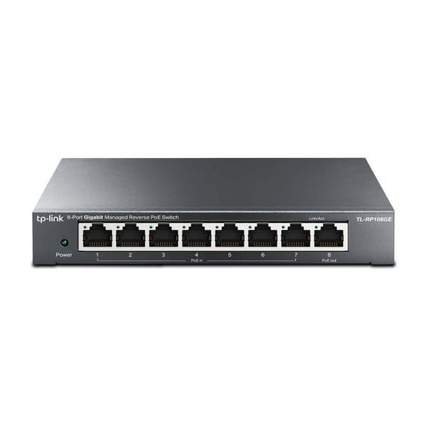 TP-Link Omada TL-RP108GE netwerk-switch Managed L2 Gigabit Ethernet (10/100/1000) Power over Ethernet (PoE) Zwart (RP108GE)