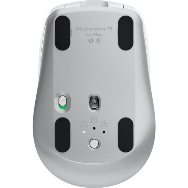 Logitech MX Anywhere 3S for Mac muis Kantoor Rechtshandig RF-draadloos + Bluetooth Laser 8000 DPI (910-006946)