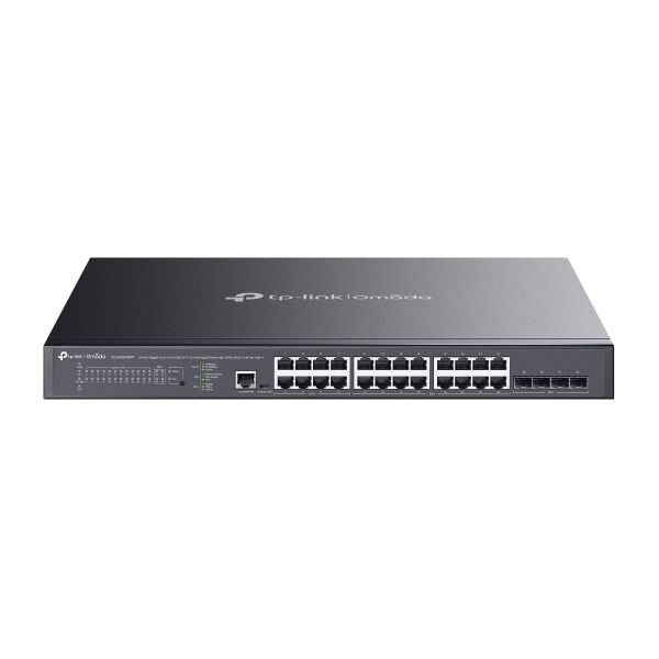 TP-Link Omada SG3428XMPP netwerk-switch Managed L2+ Gigabit Ethernet (10/100/1000) Power over Ethernet (PoE) 1U Zwart (SG3428XMPP) TP-Link Omada SG3428XMPP netwerk-switch Managed L2+ Gigabit Ethernet (10/100/1000) Power over Ethernet (PoE) 1U Zwart (SG3428XMPP)