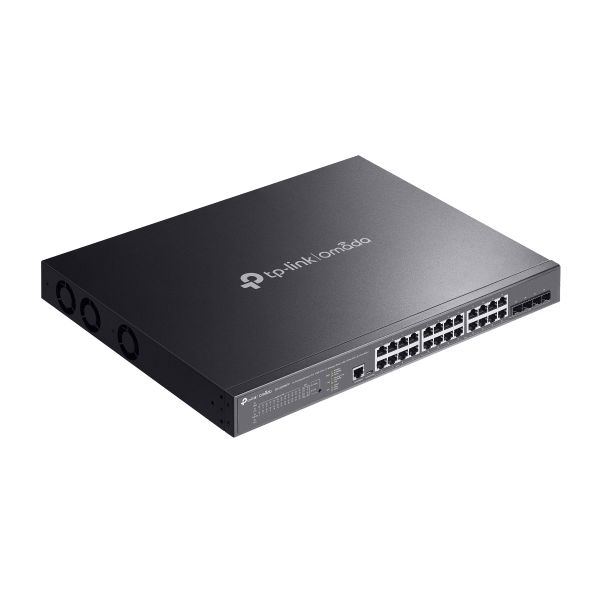 TP-Link Omada SG3428XMPP netwerk-switch Managed L2+ Gigabit Ethernet (10/100/1000) Power over Ethernet (PoE) 1U Zwart (SG3428XMPP)